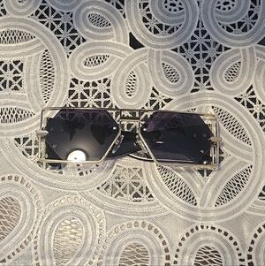 Stylish Black and Silver Sunglasses